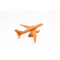 Boeing 787 wooden airplane model