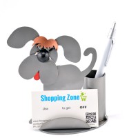  Dog Metal Business Card Holder