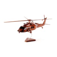 Sikorsky SH-60 Seahawk Mohogany Wood helicopter Model