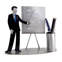 Male Teacher Pen Holder