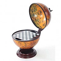 Red Globe 13 inches with Chess Holder