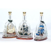 Send Handmade ship in glass bottle