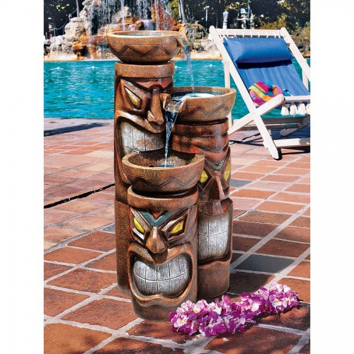 Three Tiki Fountain