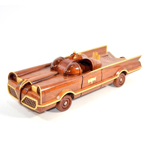 Authentic 1966 Batman's Batmobile Wooden Car Model