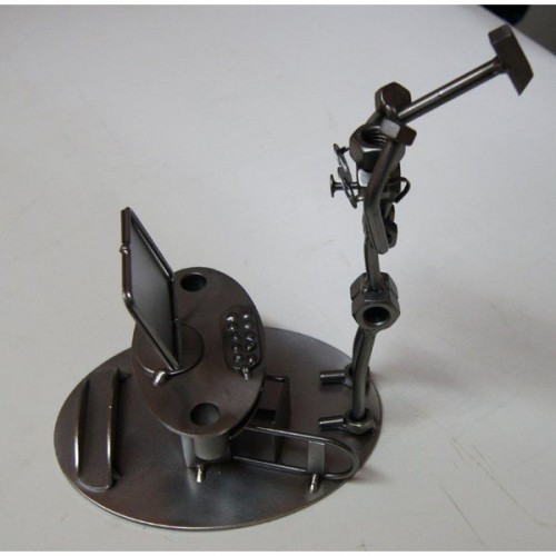 Computer Frustration Sculpture