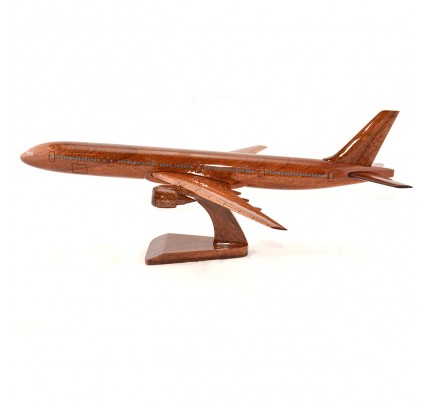 Boeing 777 wooden airplane model - B777 handcrafted