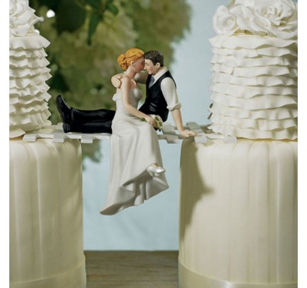 The Look Of Love - Bride And Groom Couple Figurine