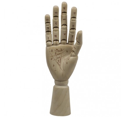 Palmist Hand Figurine - Hand Sculpture
