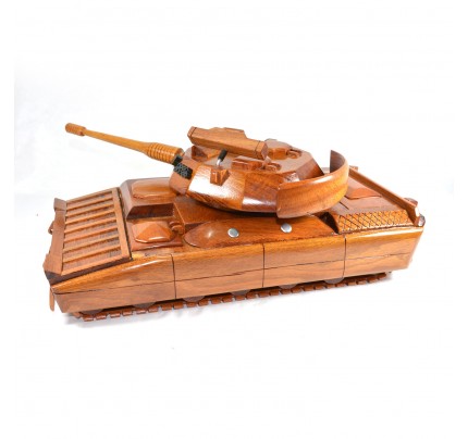 M2 / M3 Bradley Tank - Mahogany Wooden Army Tank