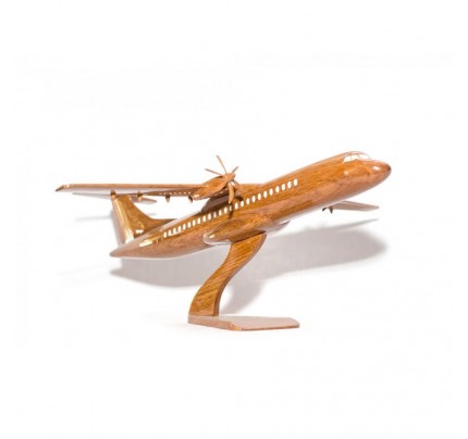 Boeing ATR 72 scale Wooden mahogany Airplane model - Handcrafted