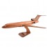 Boeing 727 Solid Mahogany Wooden Airplane model for Aircraft Lovers