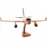 Boeing 737 wooden airplane kiln-dried mahogany 