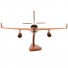 Boeing 737 wooden airplane kiln-dried mahogany 