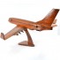 Boeing 737 wooden airplane kiln-dried mahogany 