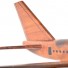 Boeing 757 wooden airplane kiln-dried mahogany