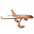 Boeing 757 wooden airplane kiln-dried mahogany