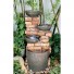 Stacked Bricks Cascading Fountain
