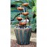Copper Bowls Cascading Garden Fountain