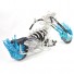 Dragon Motorcycle Model - Wire Art Model in Blue