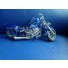 Wire Art Motorcycle Blue - Handmade Aluminium