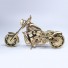 Harley Fatboy : Motorcycle Model 30cm Metal Sculpture