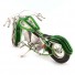 Wire Art Motorcycle Green - Handmade Aluminium Wire Art Sculpture