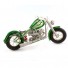 Wire Art Motorcycle Green - Handmade Aluminium Wire Art Sculpture