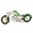 Wire Art Motorcycle Green - Handmade Aluminium Wire Art Sculpture