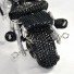 Harley-Davidson Aluminium Wire Art Sculpture Motorcycle Model - Black