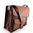 Leather Laptop Briefcase / Messenger Bag - Cross Body Shoulder Vintage Style Bag