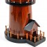 Mahogany wood Lighthouse scale model - Handcrafted