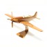 North American P-51 Mustang Fighter jet scale wooden model 
