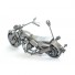 Police Motorcycle Metal Art Sculpture