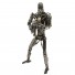 Terminator with Gun T-800 robot metal sculpture