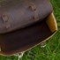 Genuine Leather Saddle Bag Handlebar Frame Bag VINTAGE BROWN