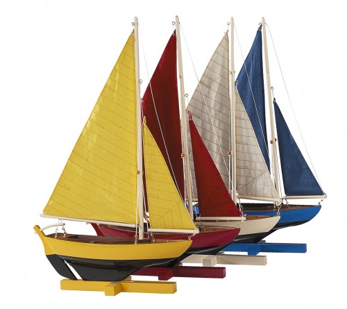 Sunset Sailers Yacht, Set Of 4 Models - Sunset Sailors Model Yacht Standard Range