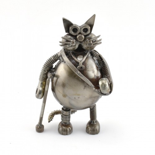 Cat metal sculpture | Get Well Soon Gift