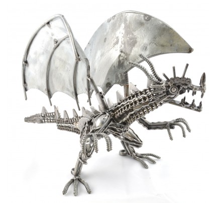 Game of Thrones Dragon Sculptures - Metal Sculptures