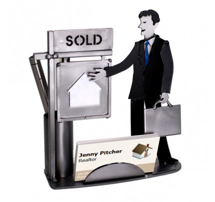 Real Estate (Realtor) Male Business Card Holder