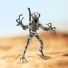 Alien Sculpture : metal model (set 3)  Scrap Metal Art