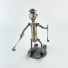 Skiing Metal Sculpture - Gift for Skiing lover